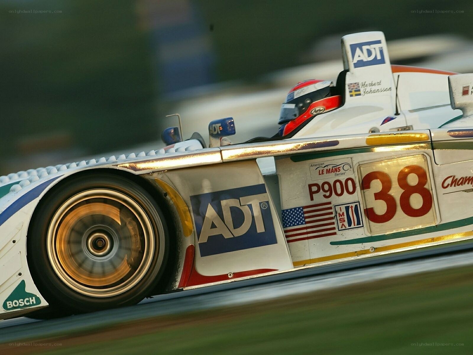racing car on track