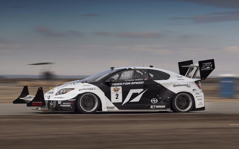 racing car on track
