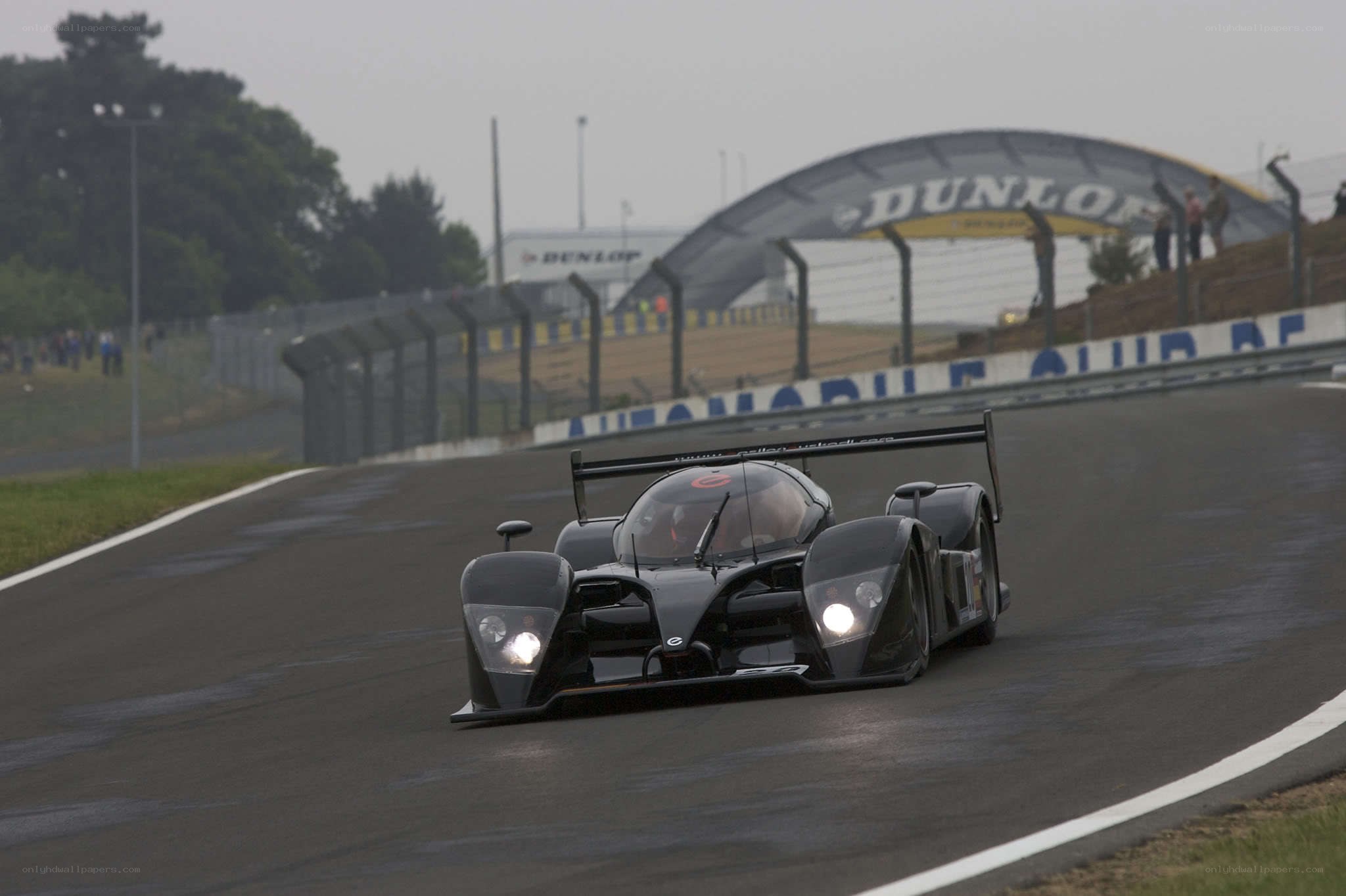 racing car on track