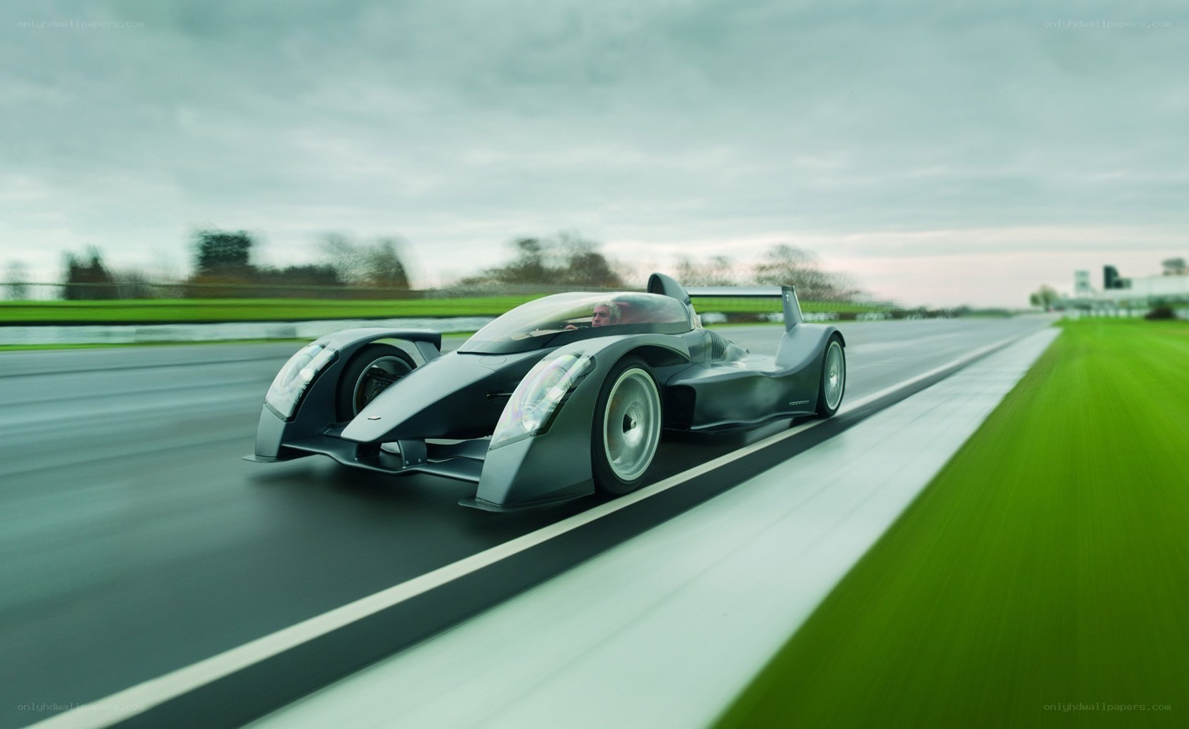 racing car on track
