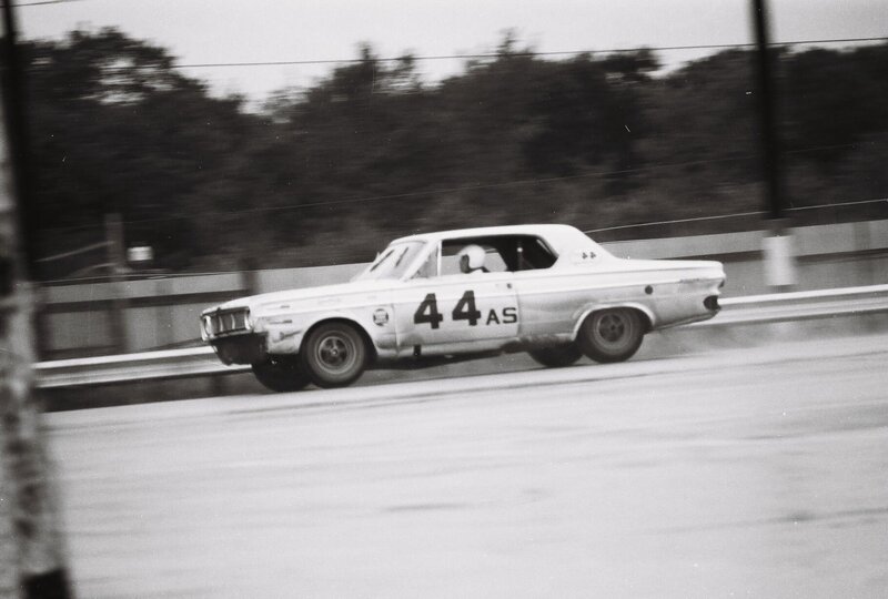 racing car on track