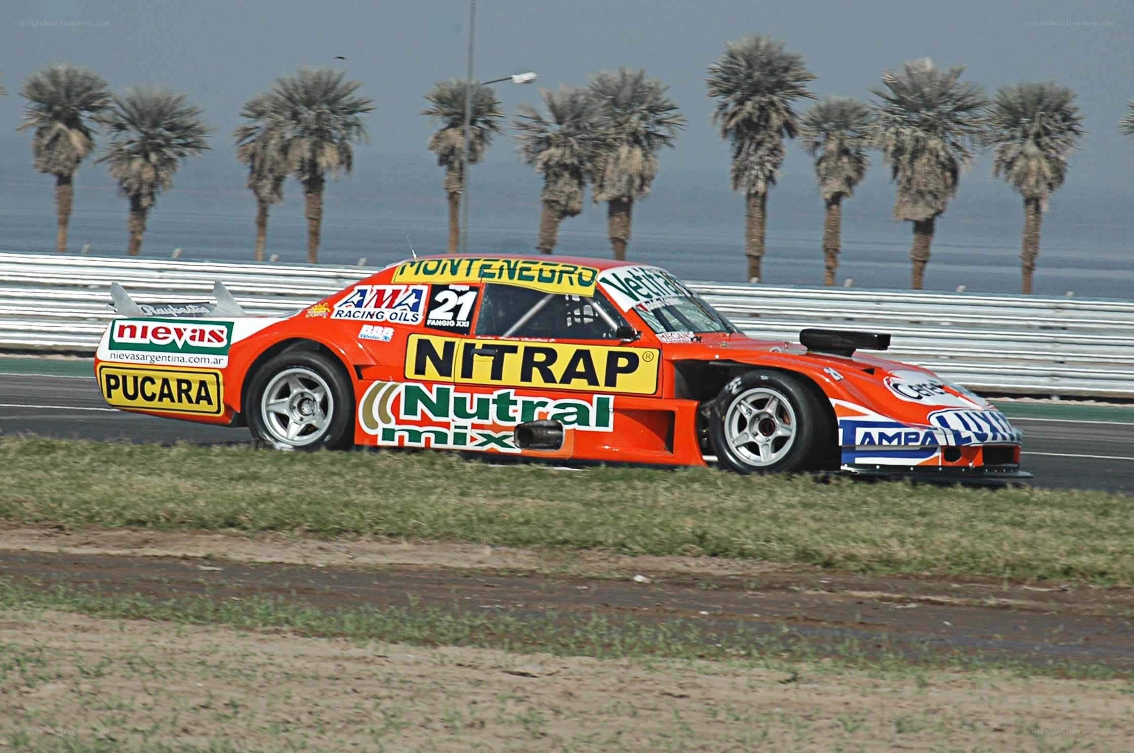 racing car on track