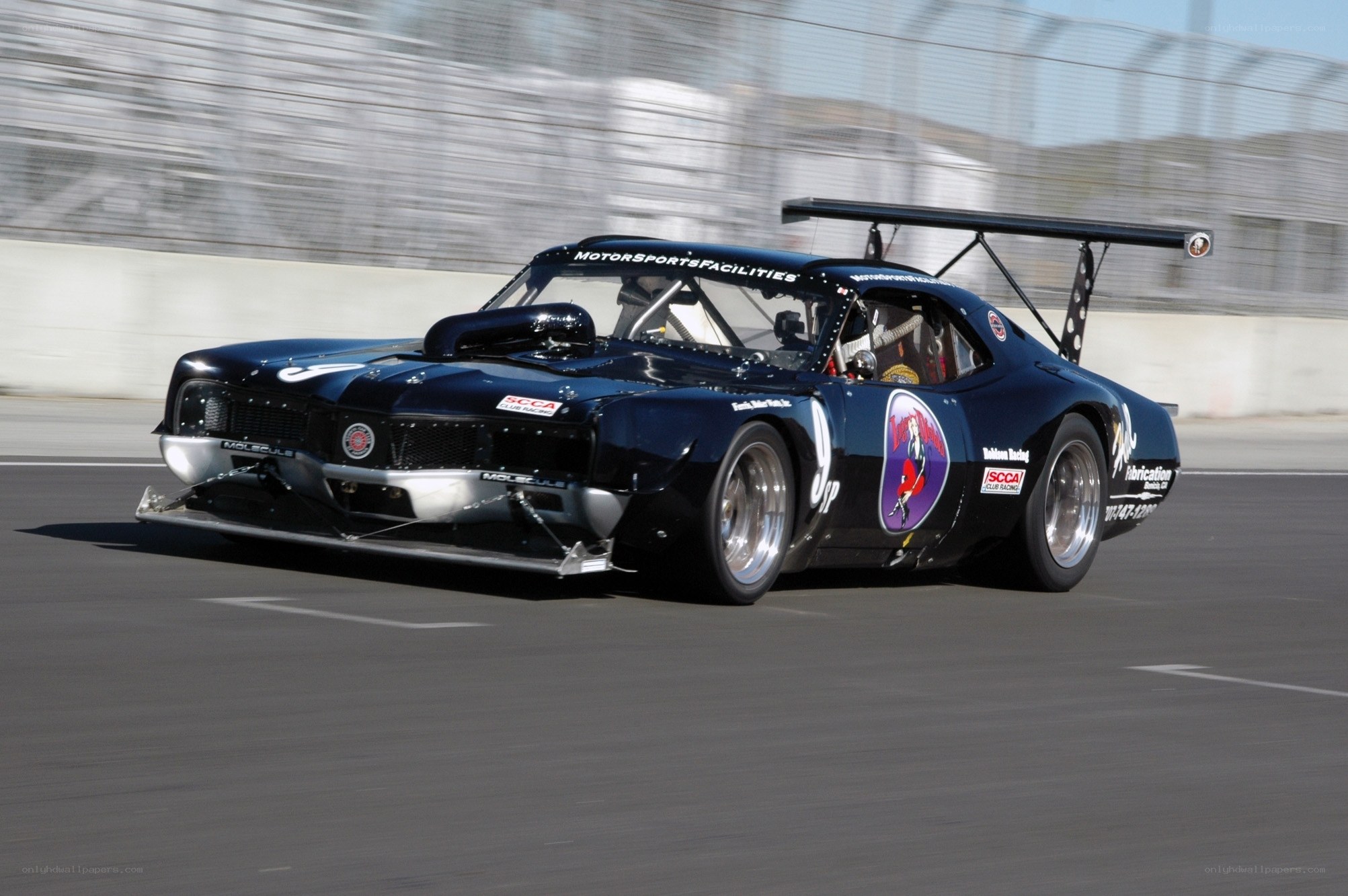 racing car on track