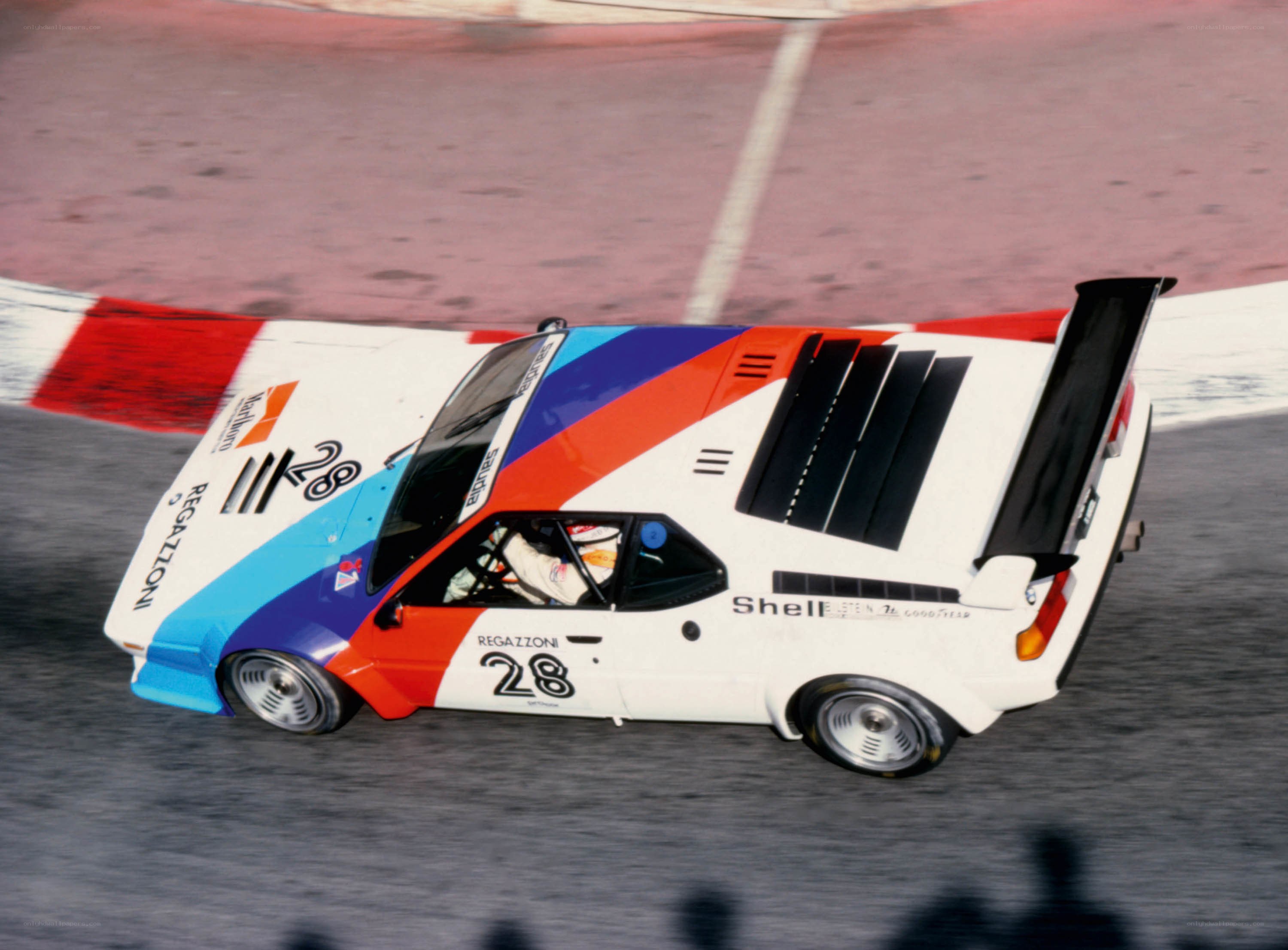 racing car on track