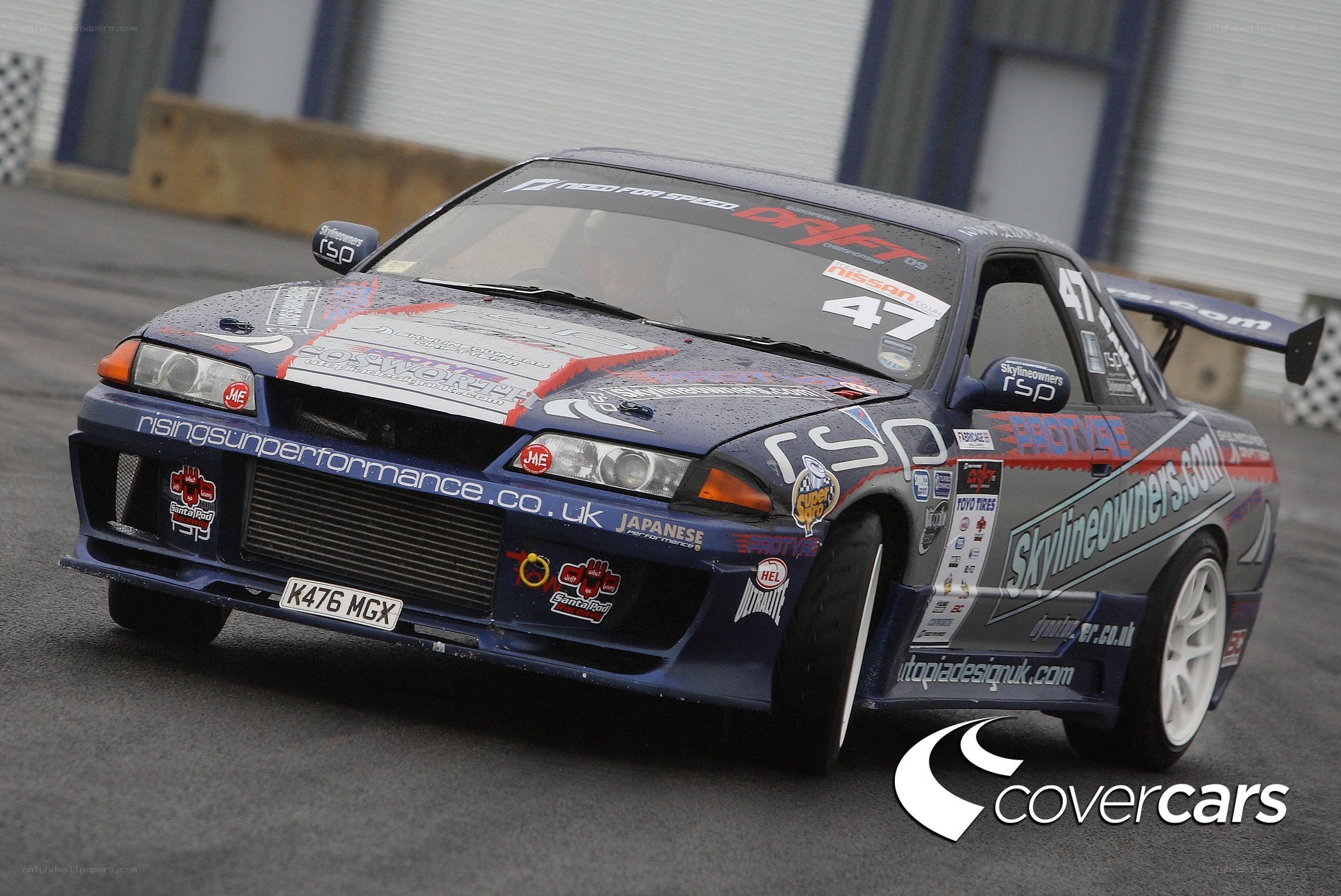 racing car on track