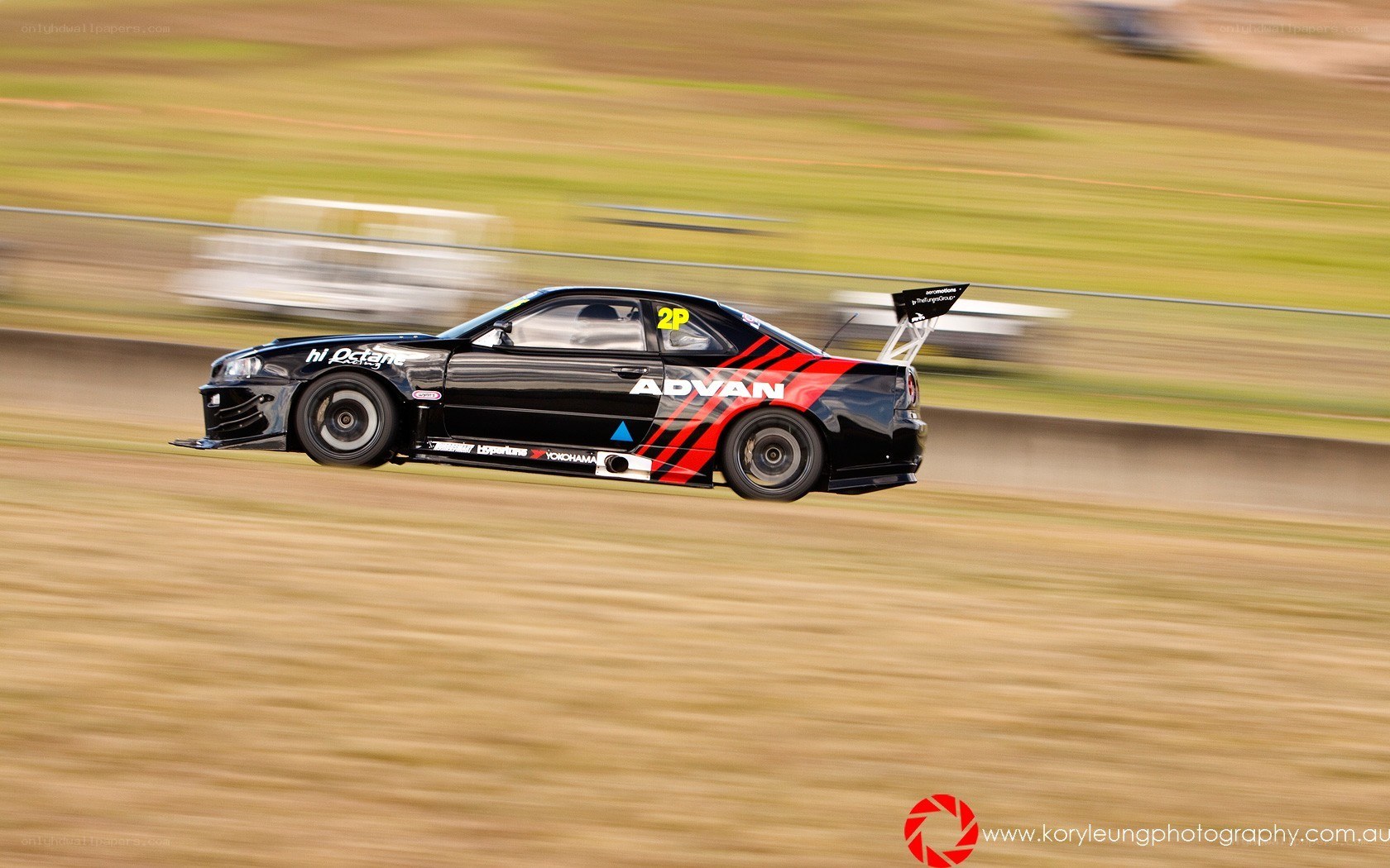 racing car on track