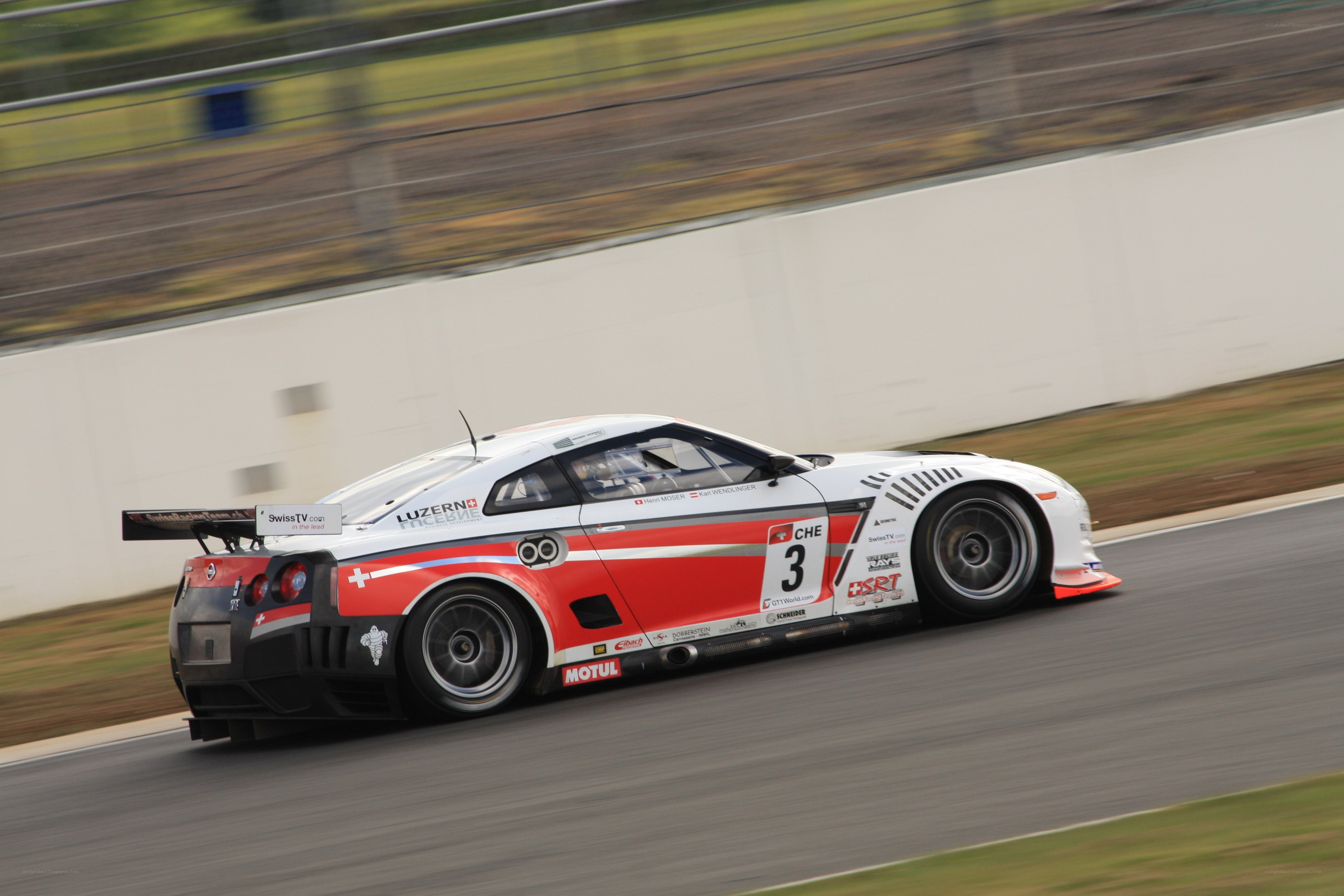 racing car on track