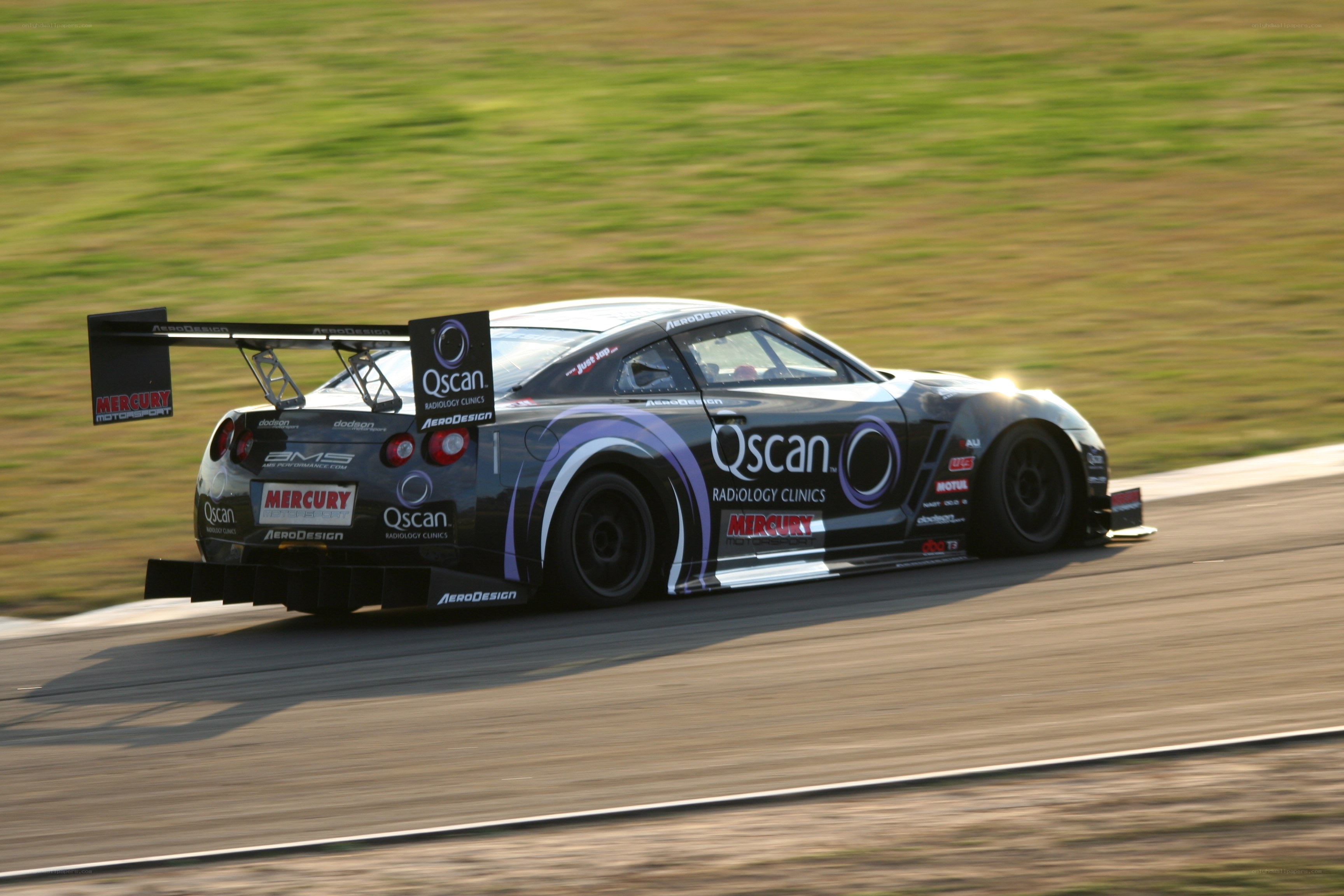 racing car on track
