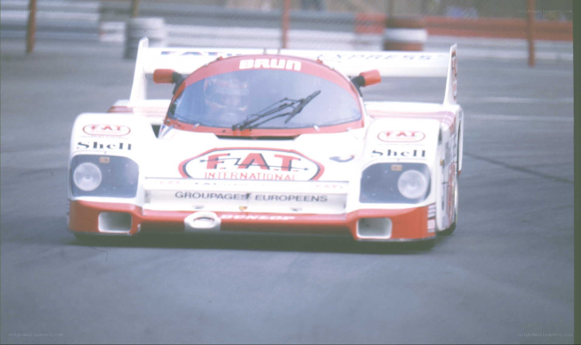 racing car on track