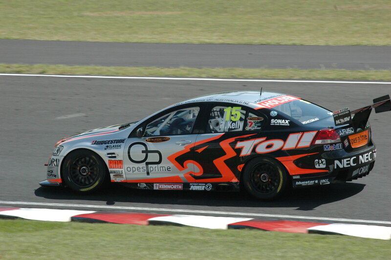racing car on track