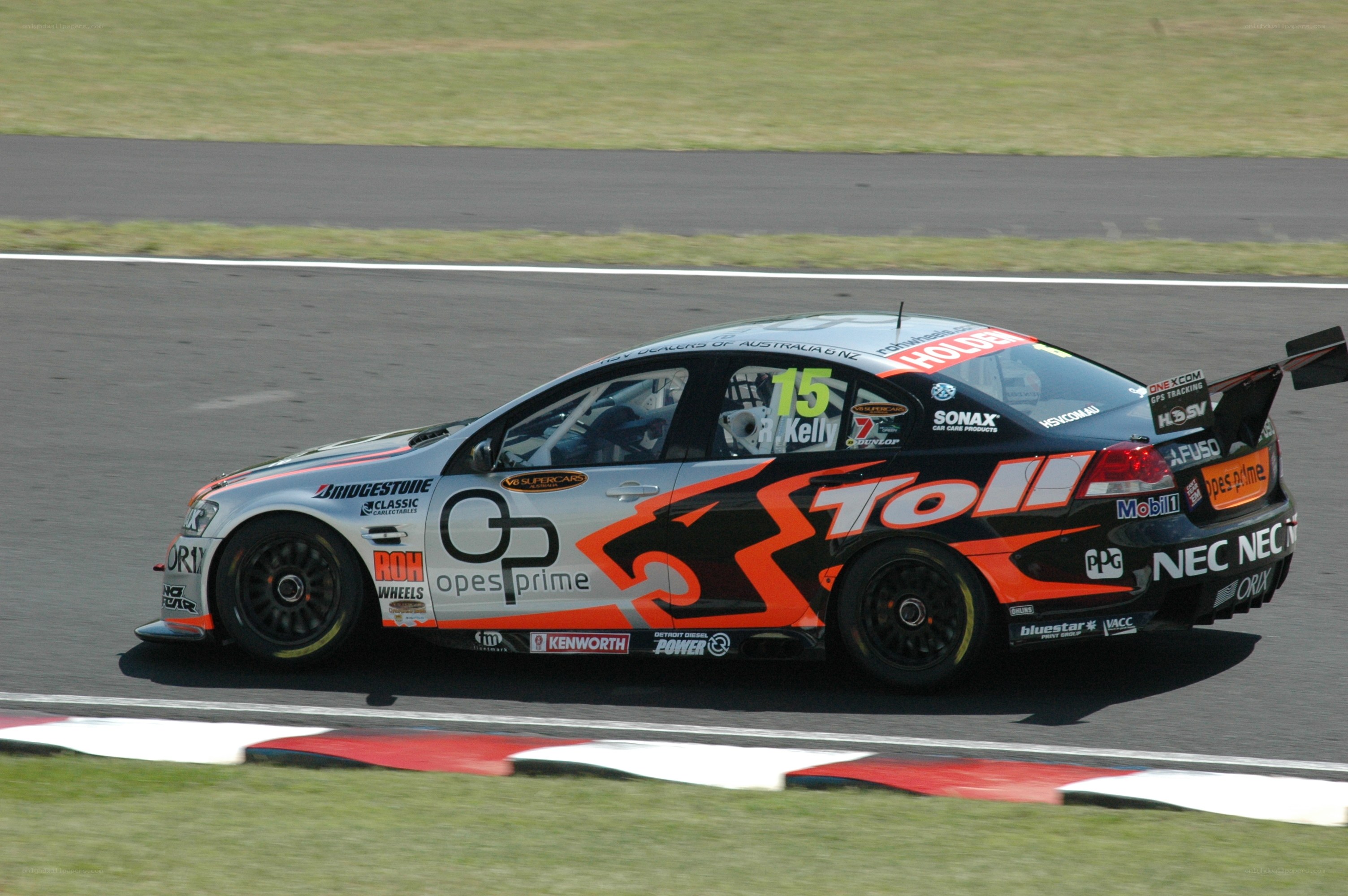 racing car on track