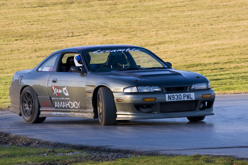 racing car on track
