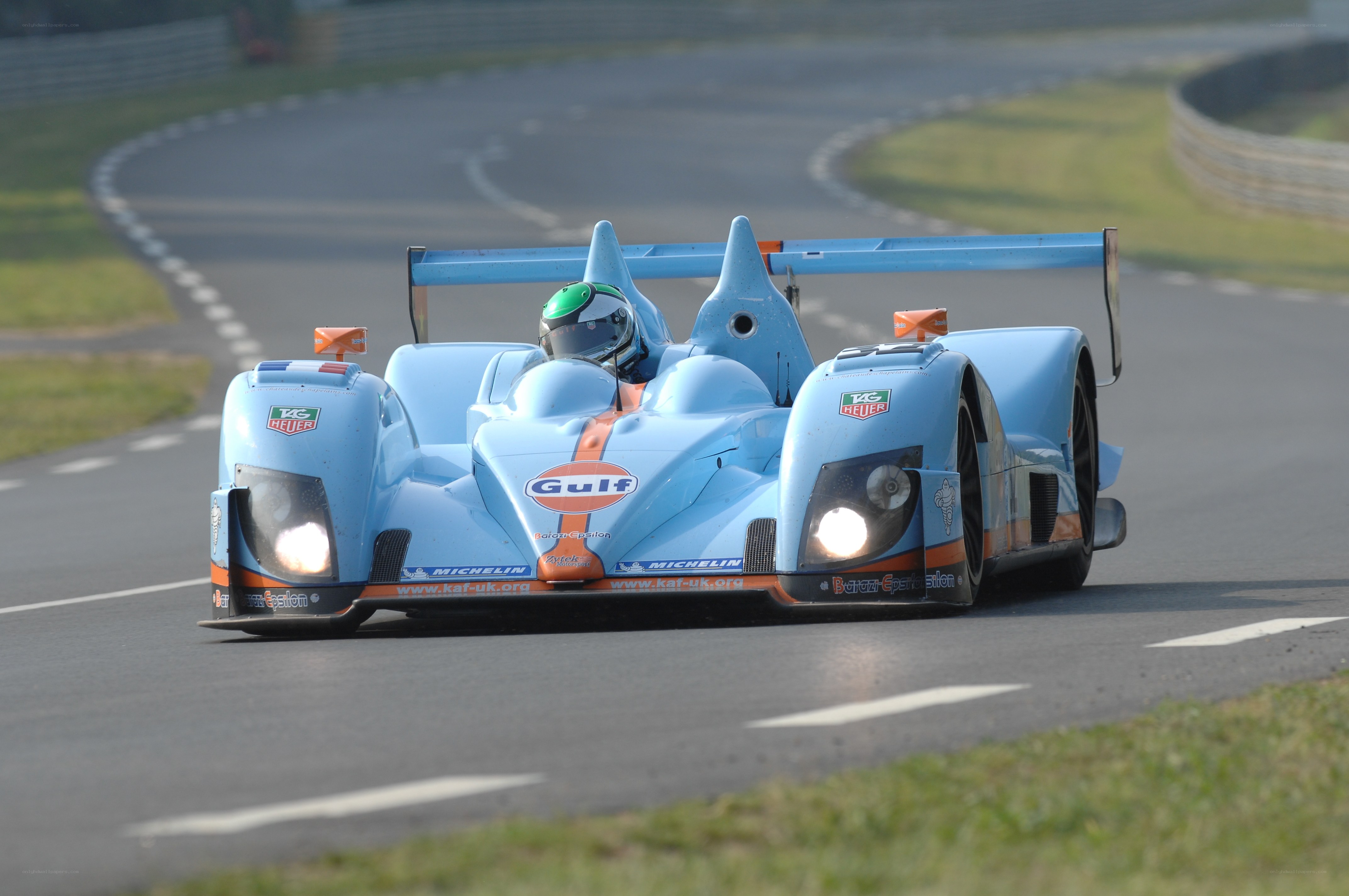 racing car on track