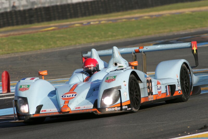 racing car on track