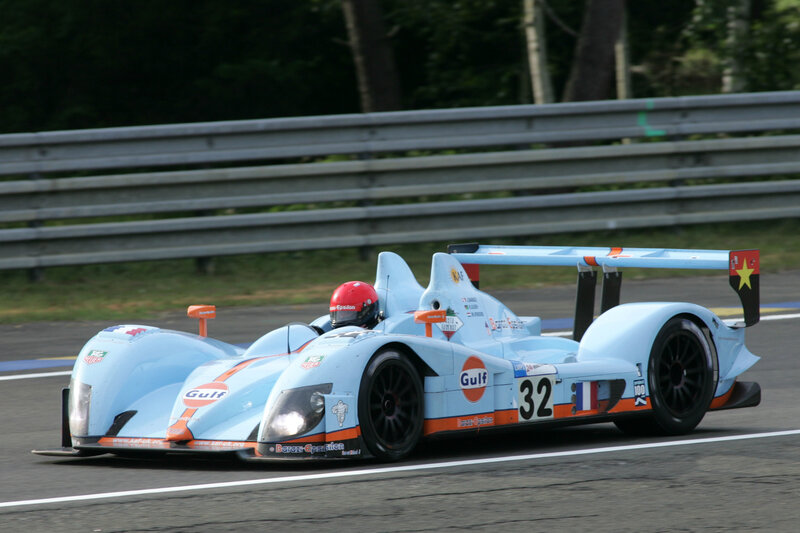 racing car on track