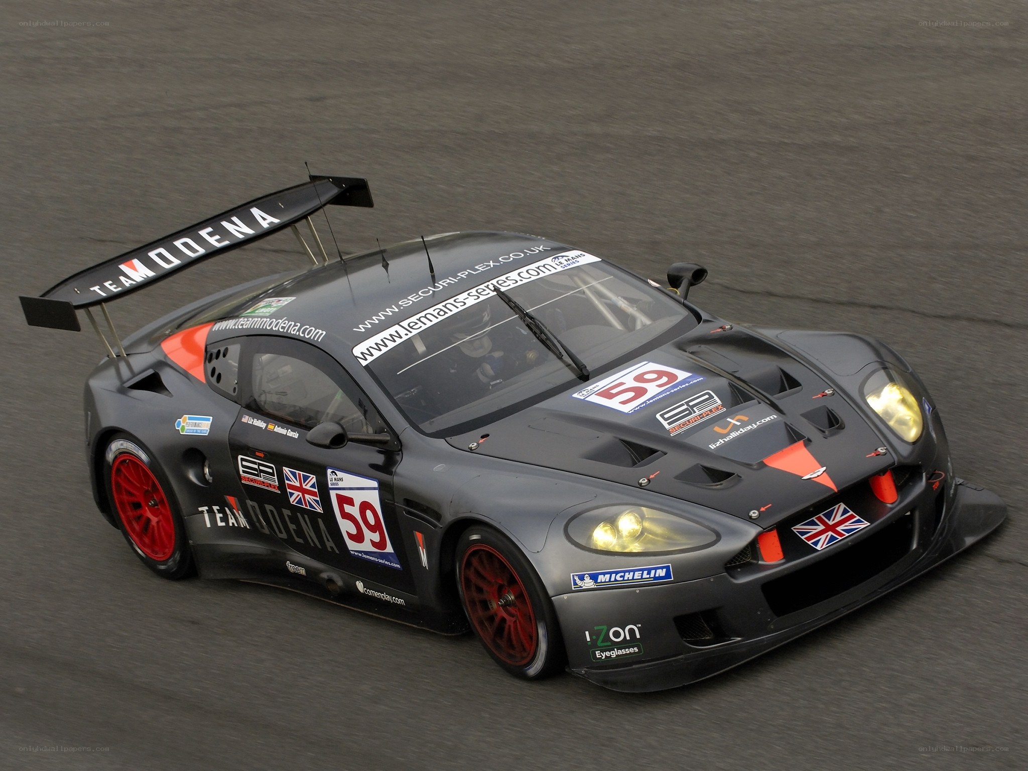 racing car on track