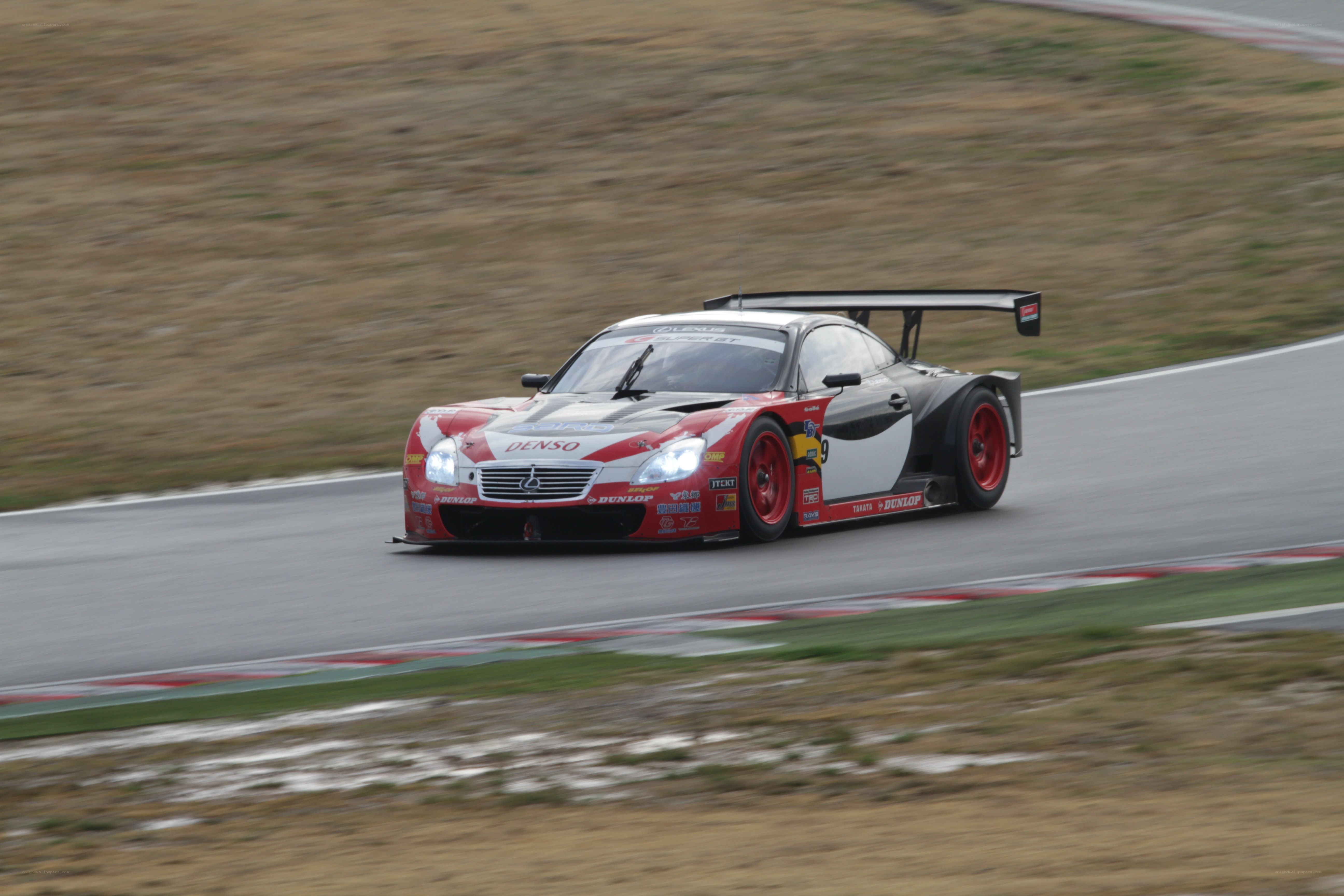 racing car on track