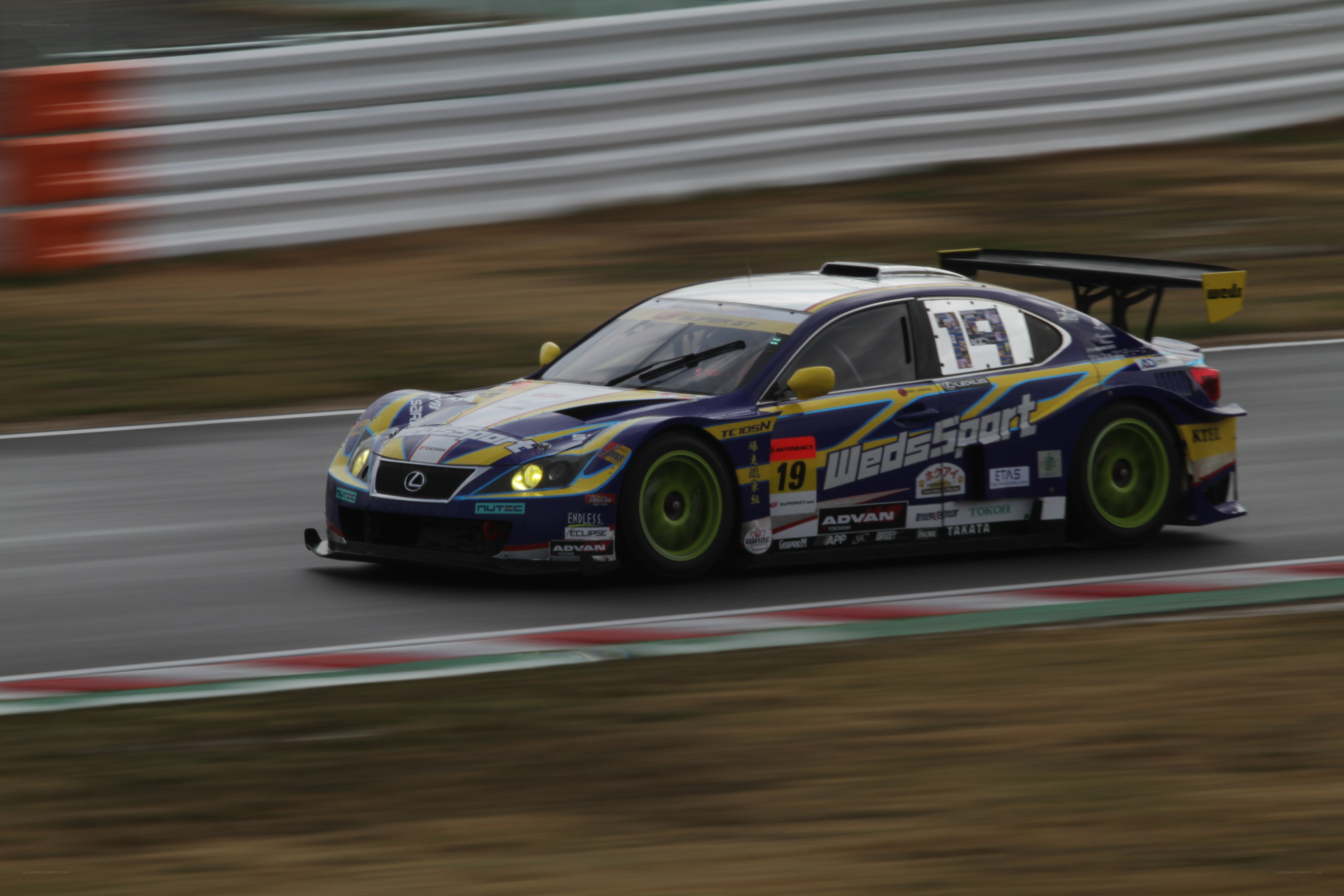 racing car on track