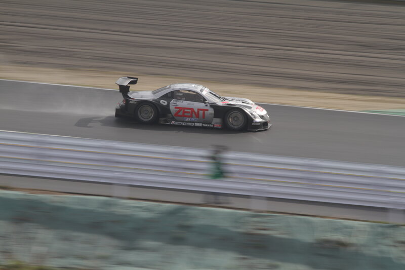 racing car on track