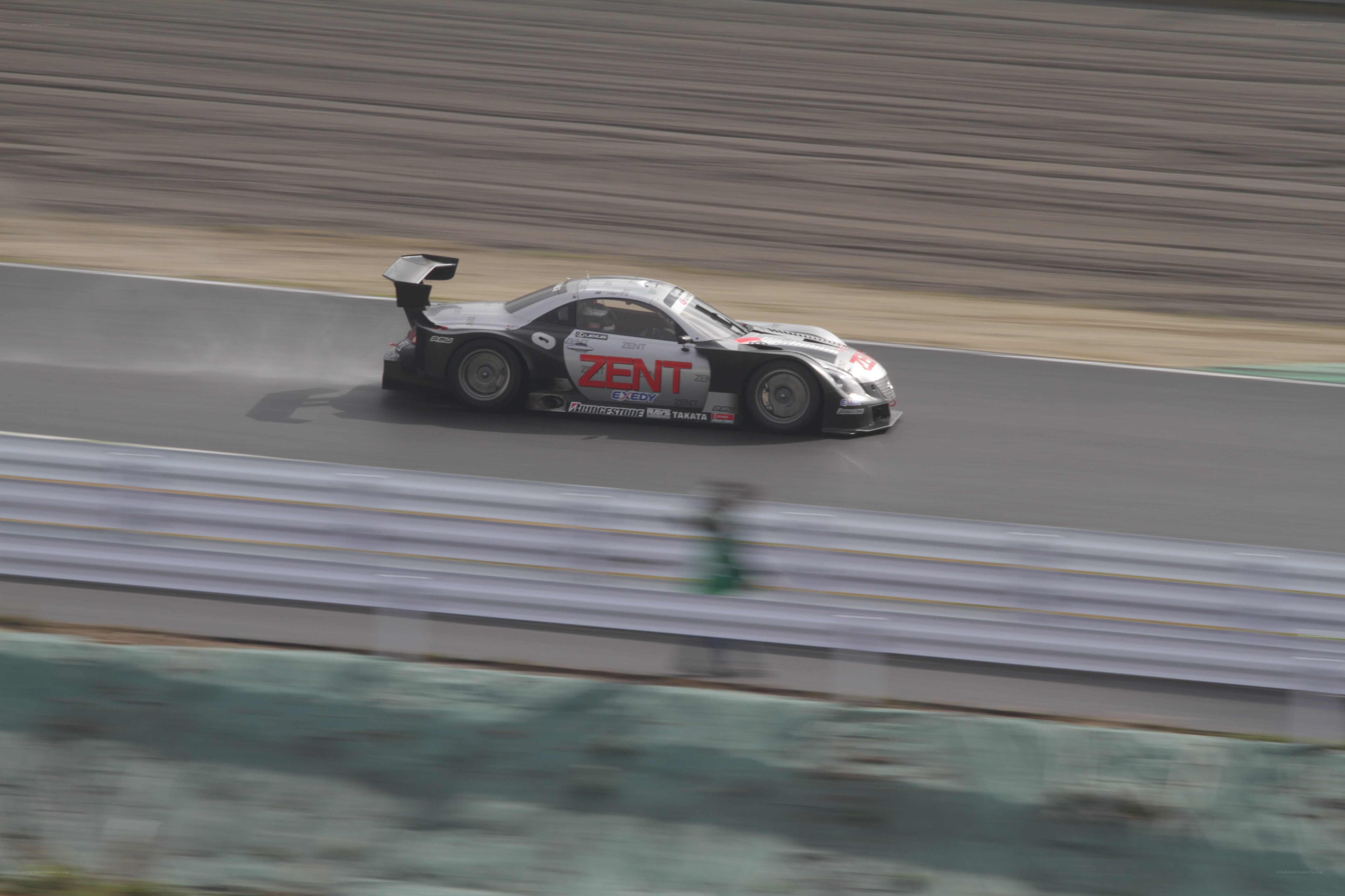 racing car on track