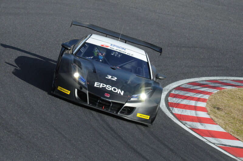 racing car on track