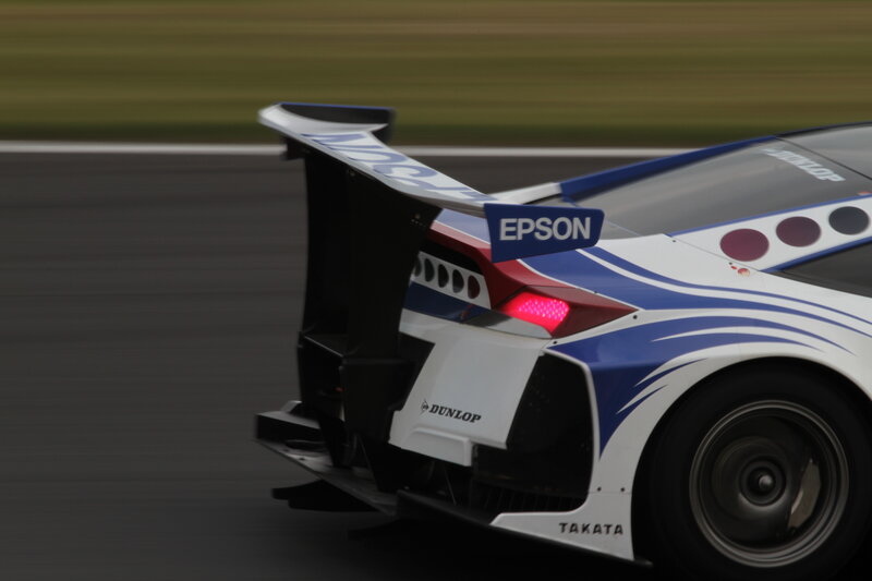 racing car on track