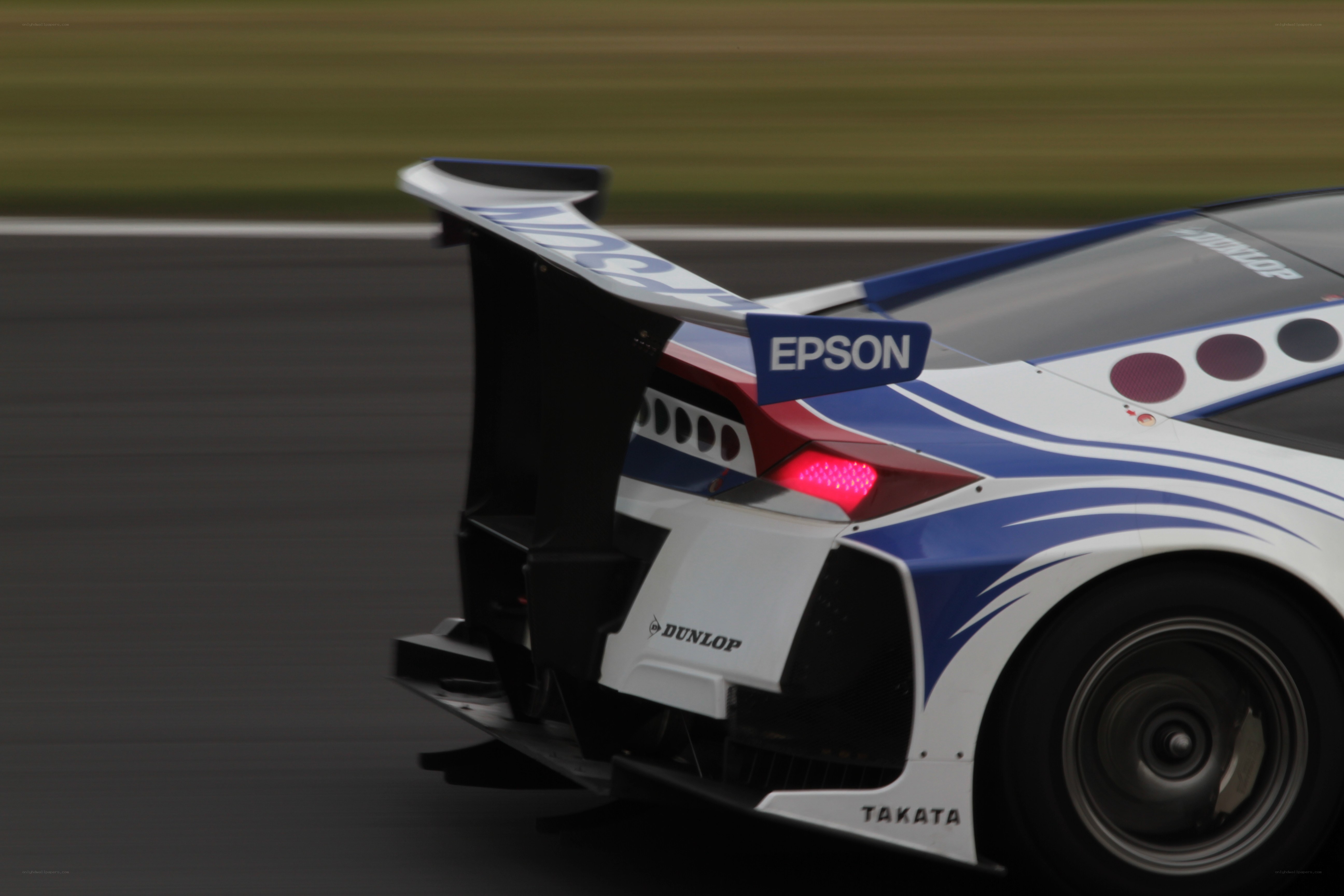 racing car on track