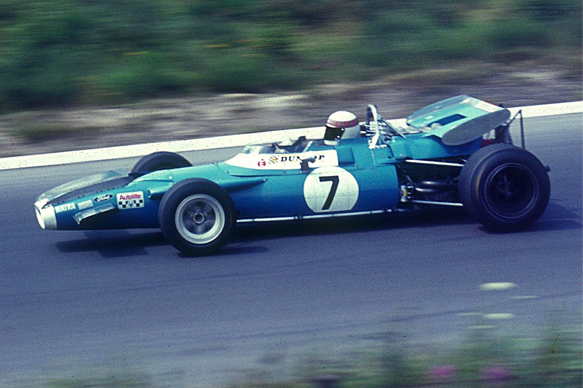 racing car on track