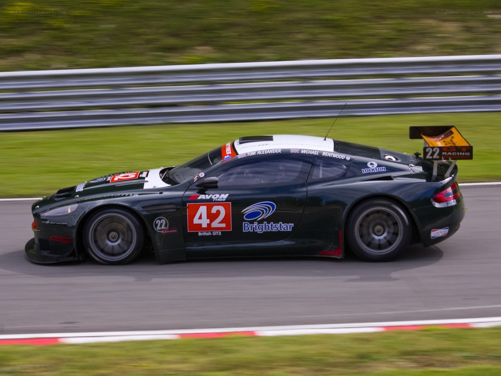 racing car on track