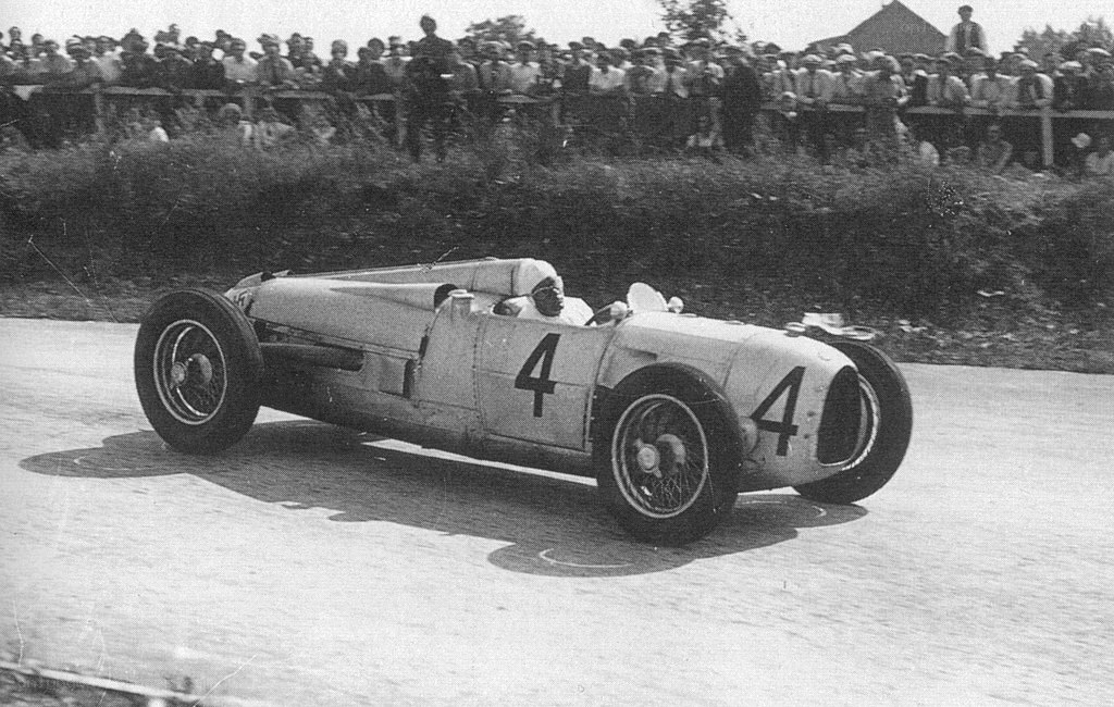 Racing car on track