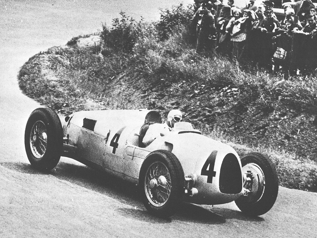 racing car on track