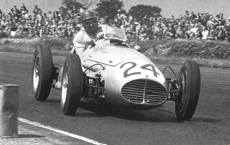 racing car on track