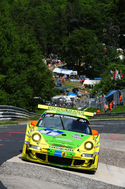 racing car on track