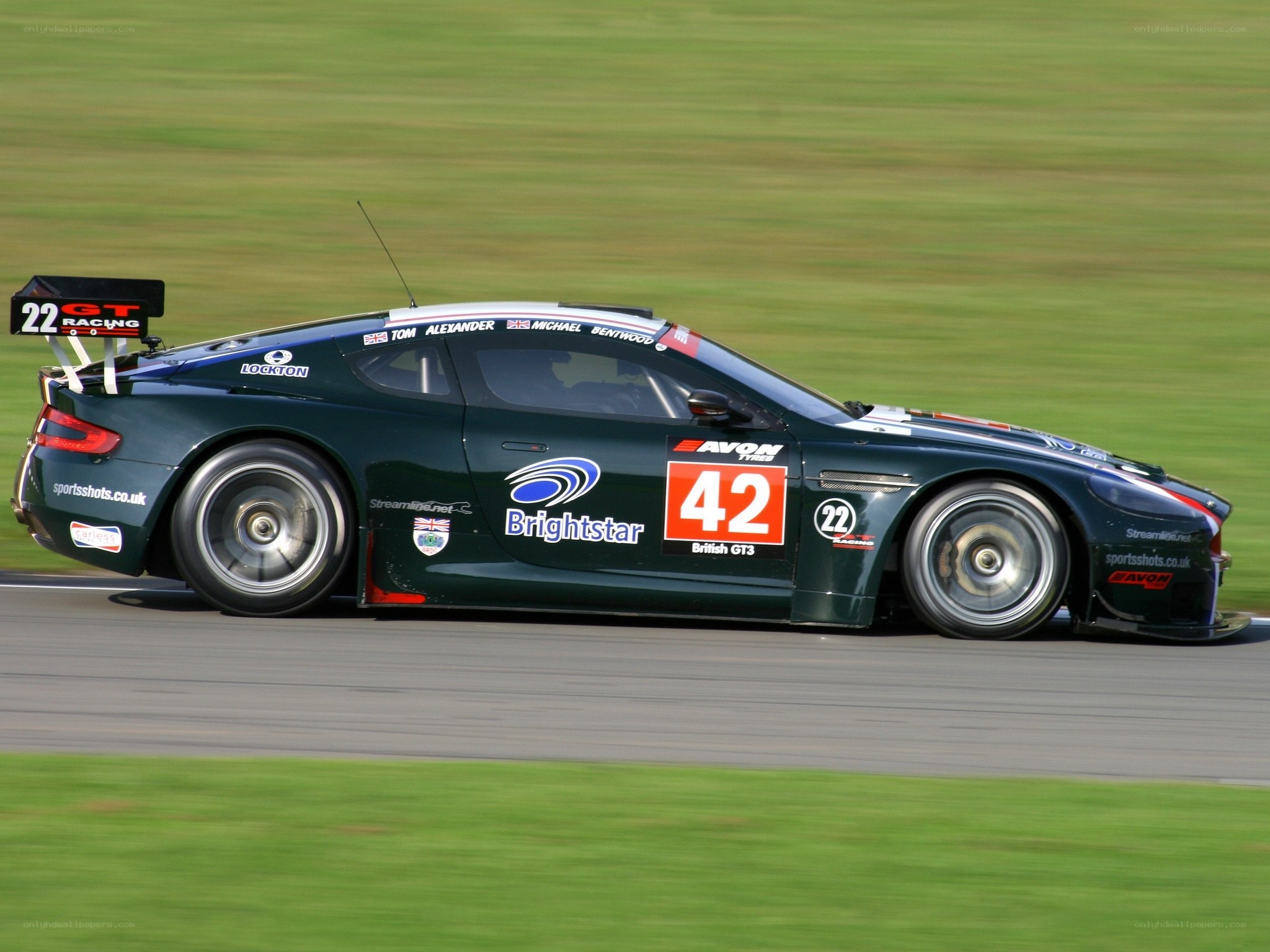 racing car on track