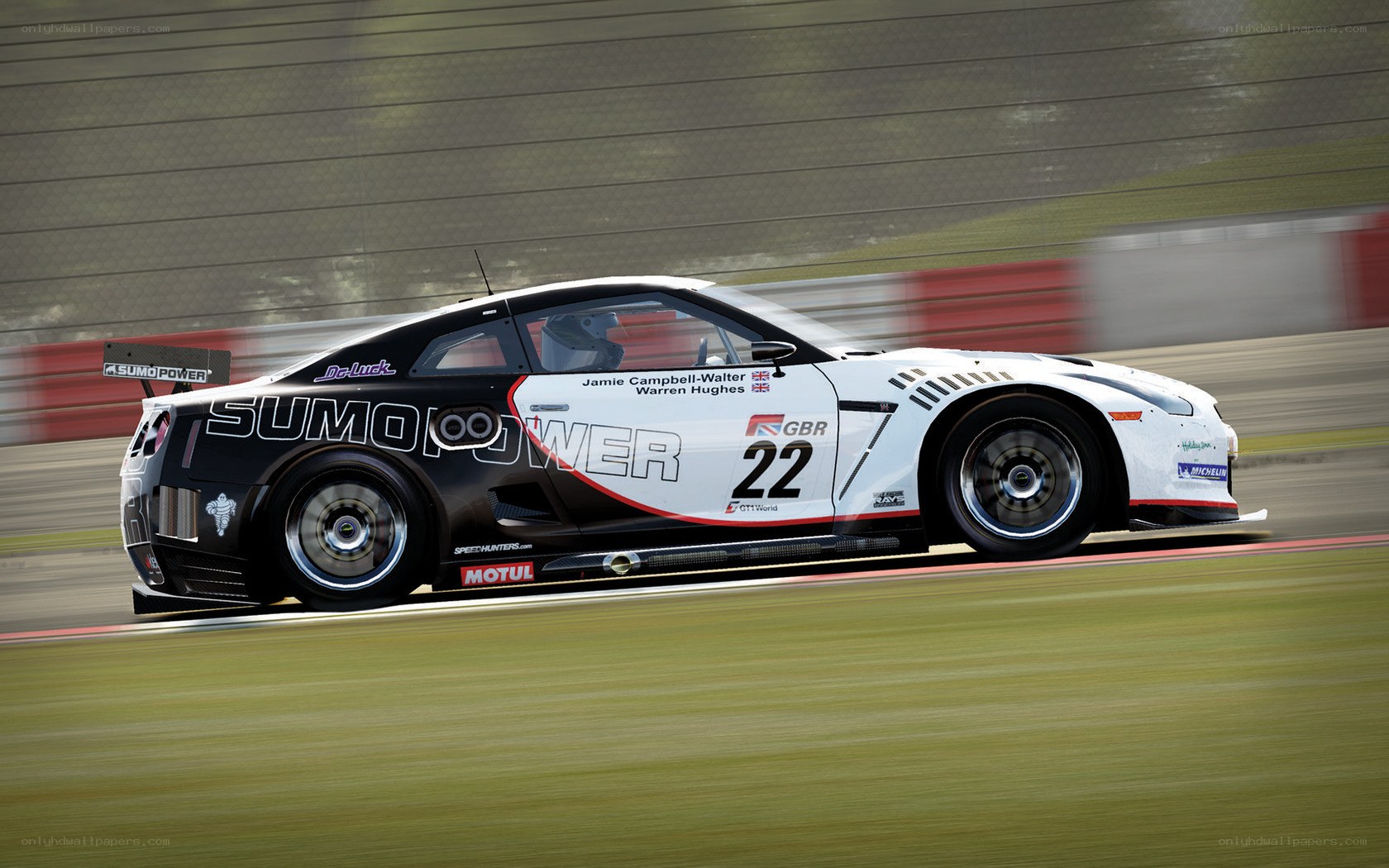racing car on track