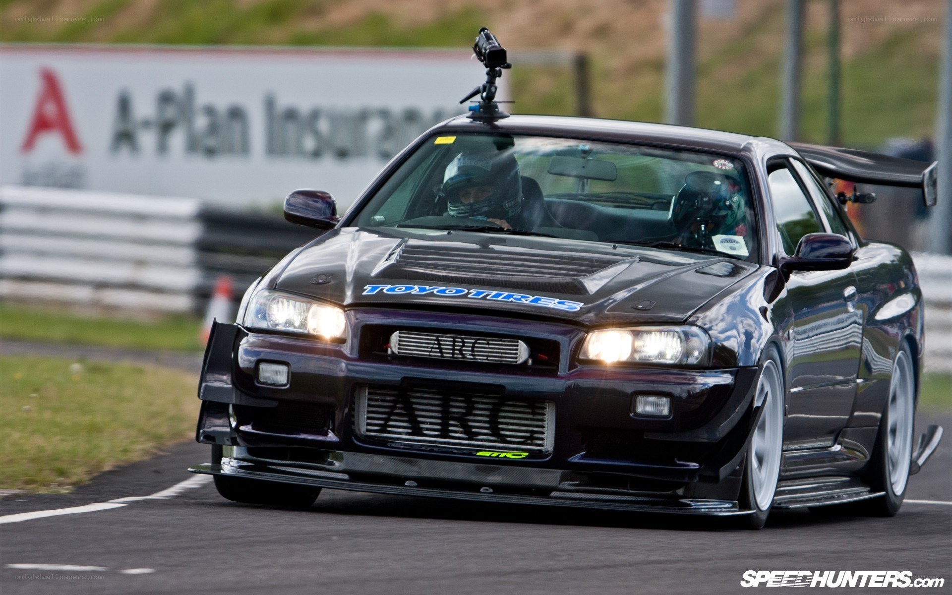 racing car on track