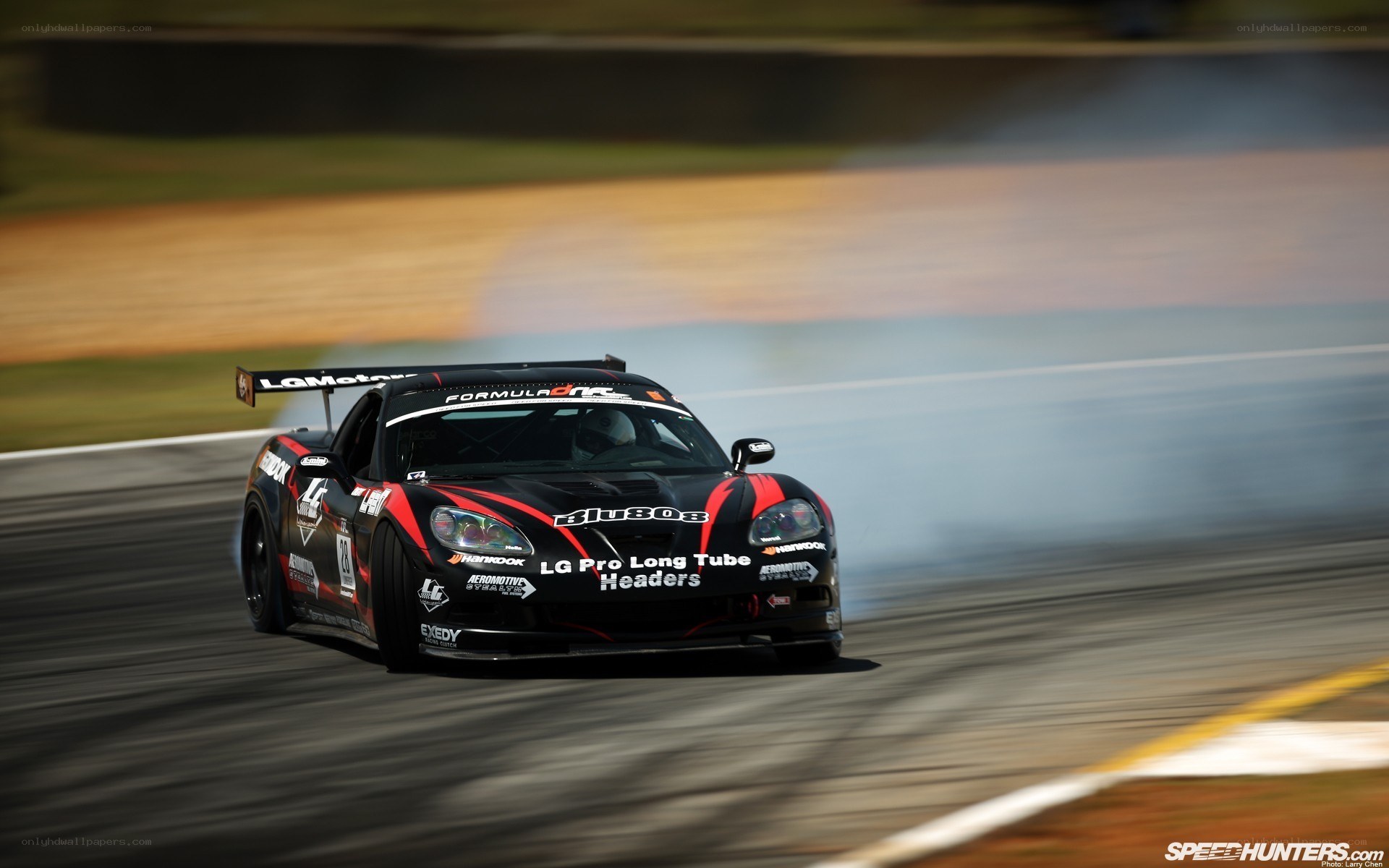 racing car on track