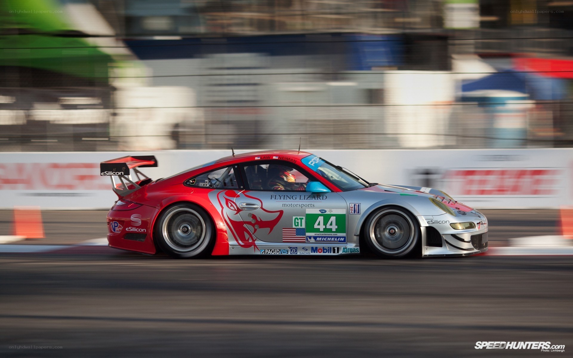 racing car on track