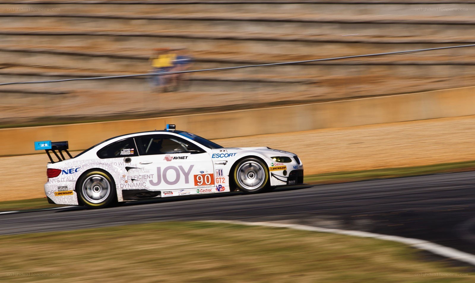 racing car on track