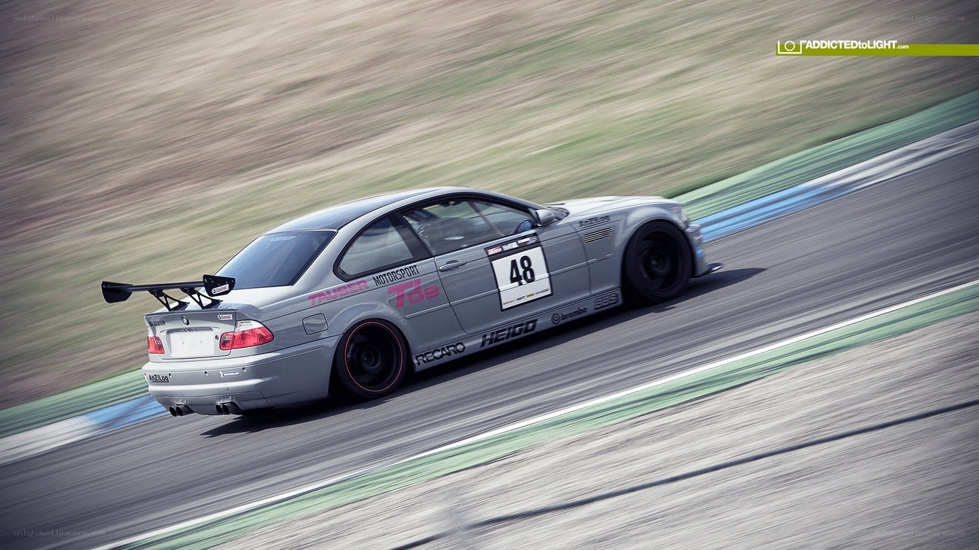 racing car on track
