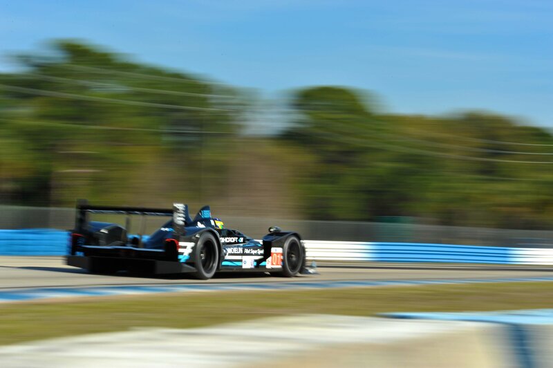 racing car on track