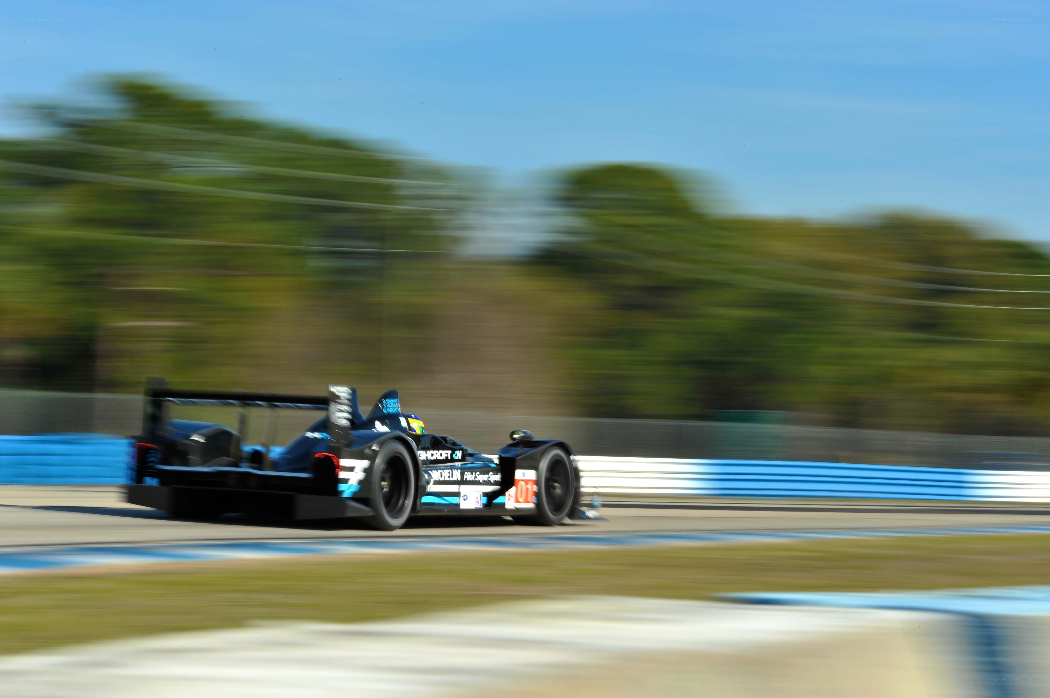 racing car on track