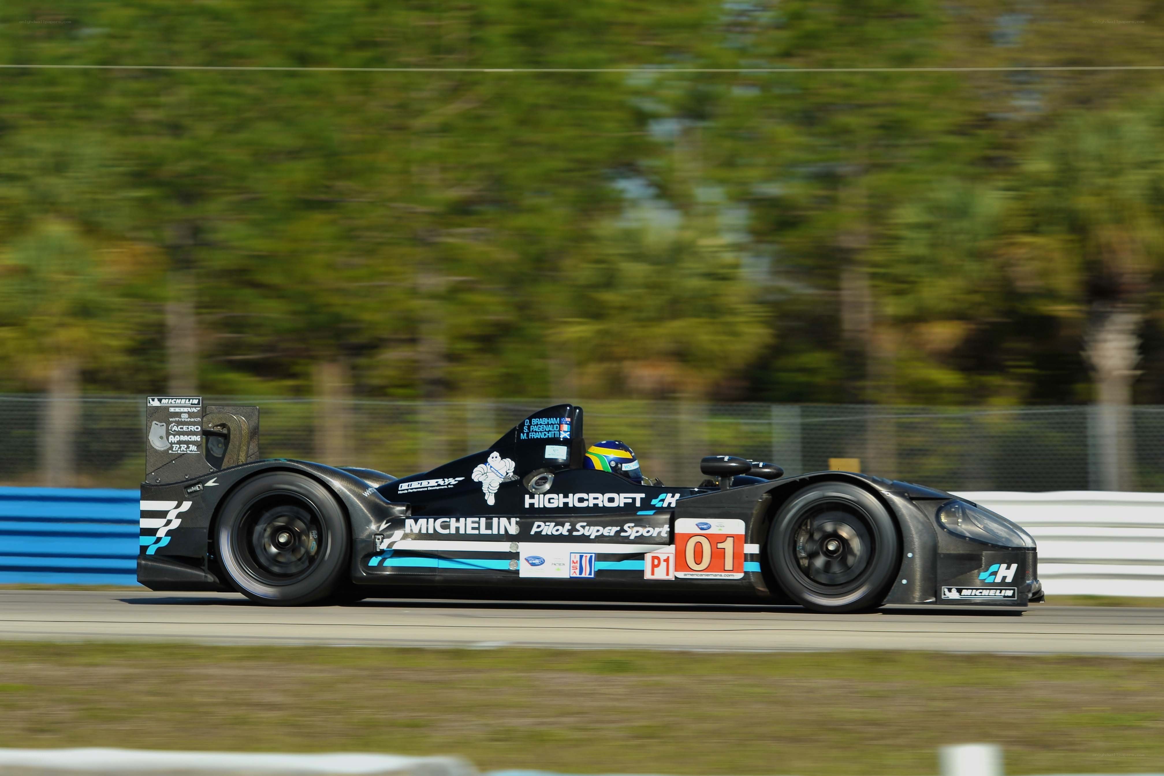 racing car on track
