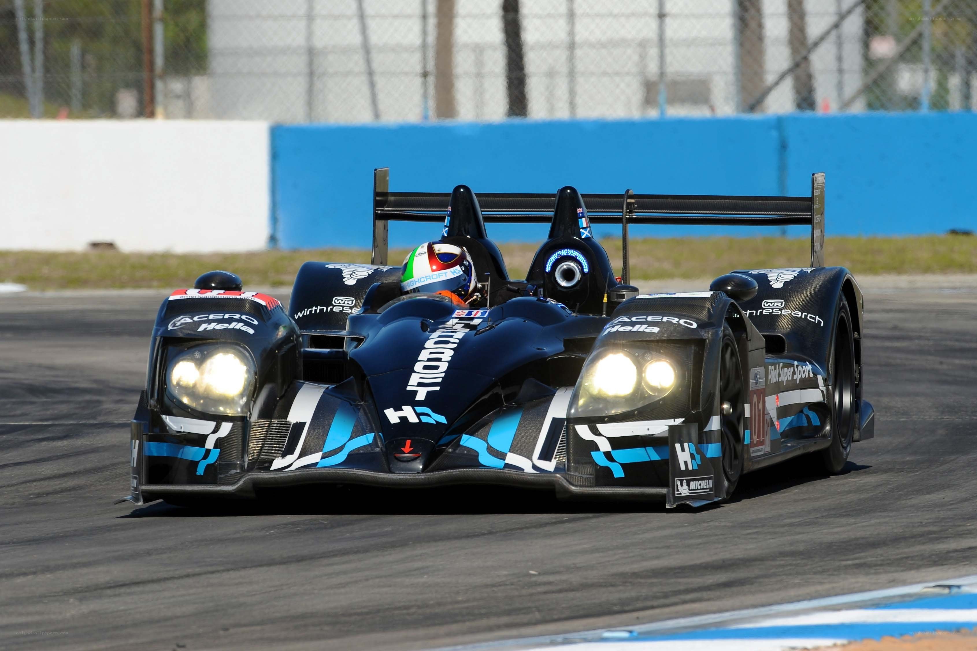 racing car on track