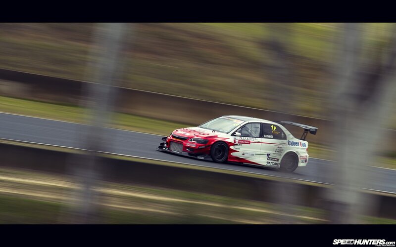 racing car on track