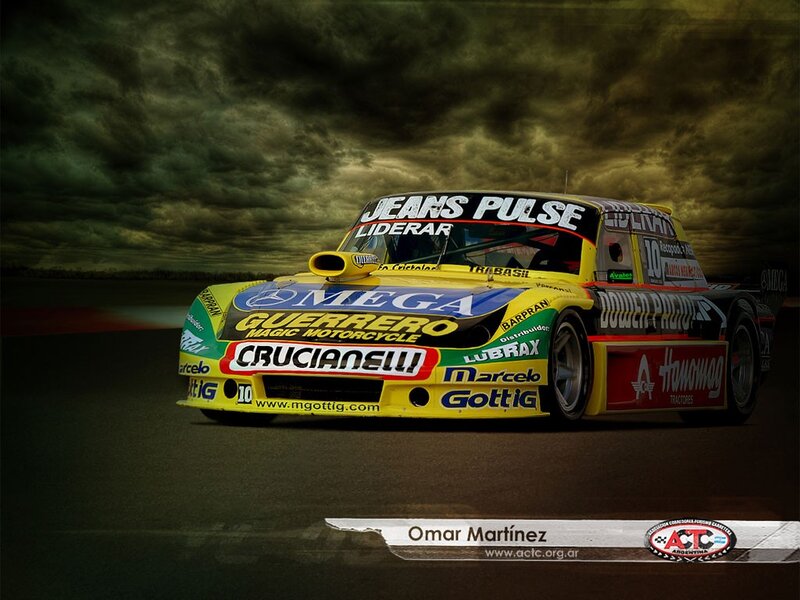 racing car on track