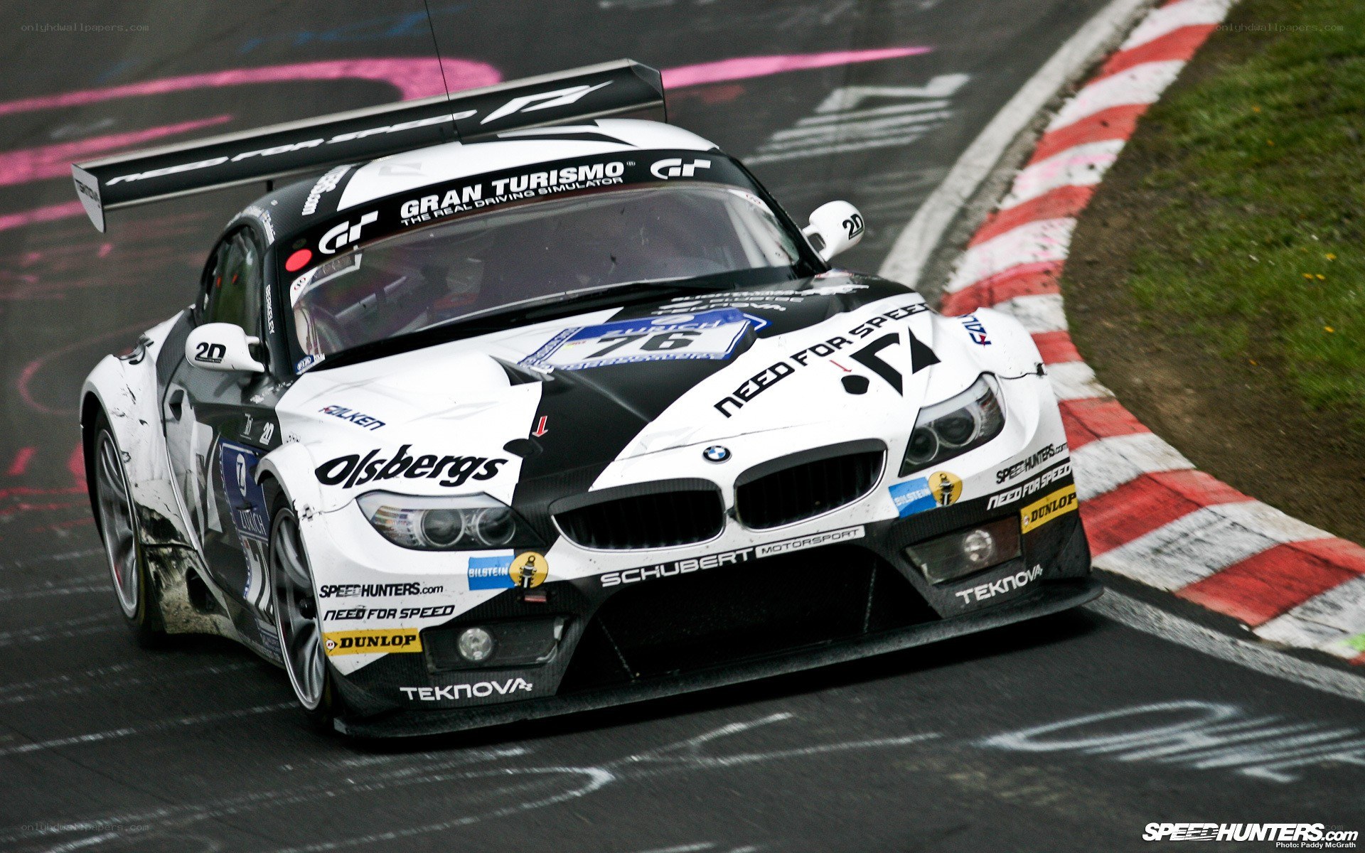 racing car on track