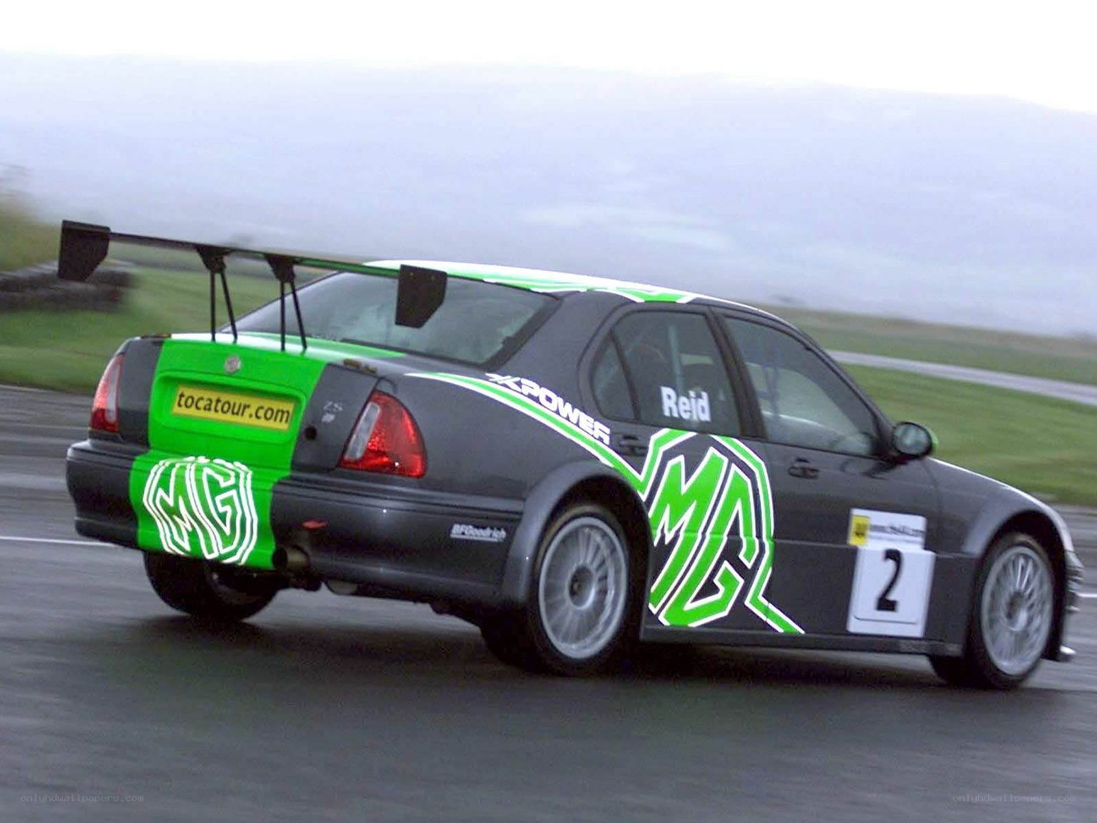 racing car on track