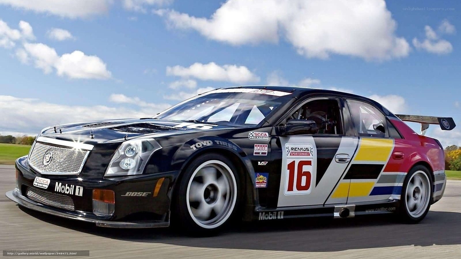 racing car on track