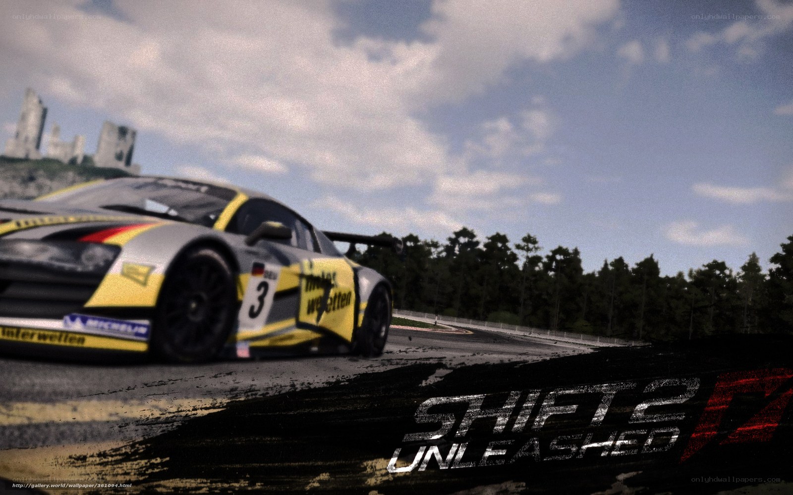 racing car on track